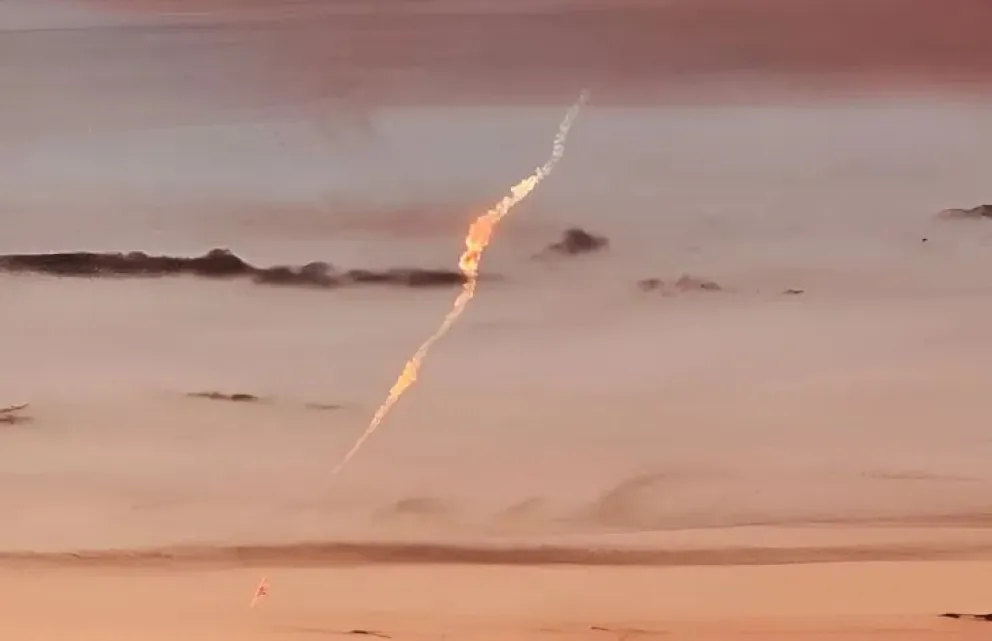 Un bólido cautivó a vecinos de Las Grutas y zonas de La Pampa y Buenos Aires 