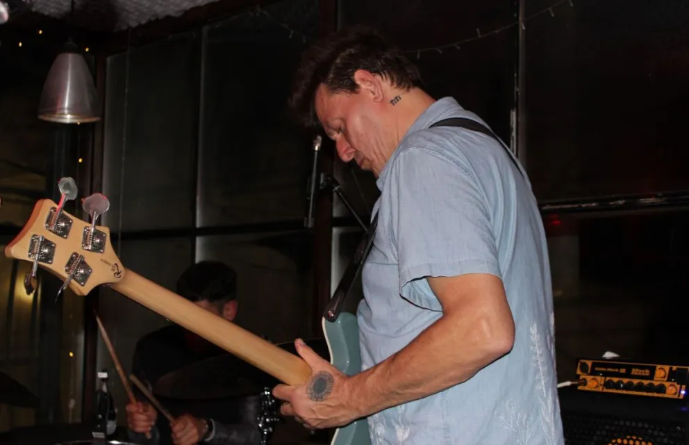 Javier Malosetti, un músico de lujo en Bariloche (fotos gentileza de Noelia López).