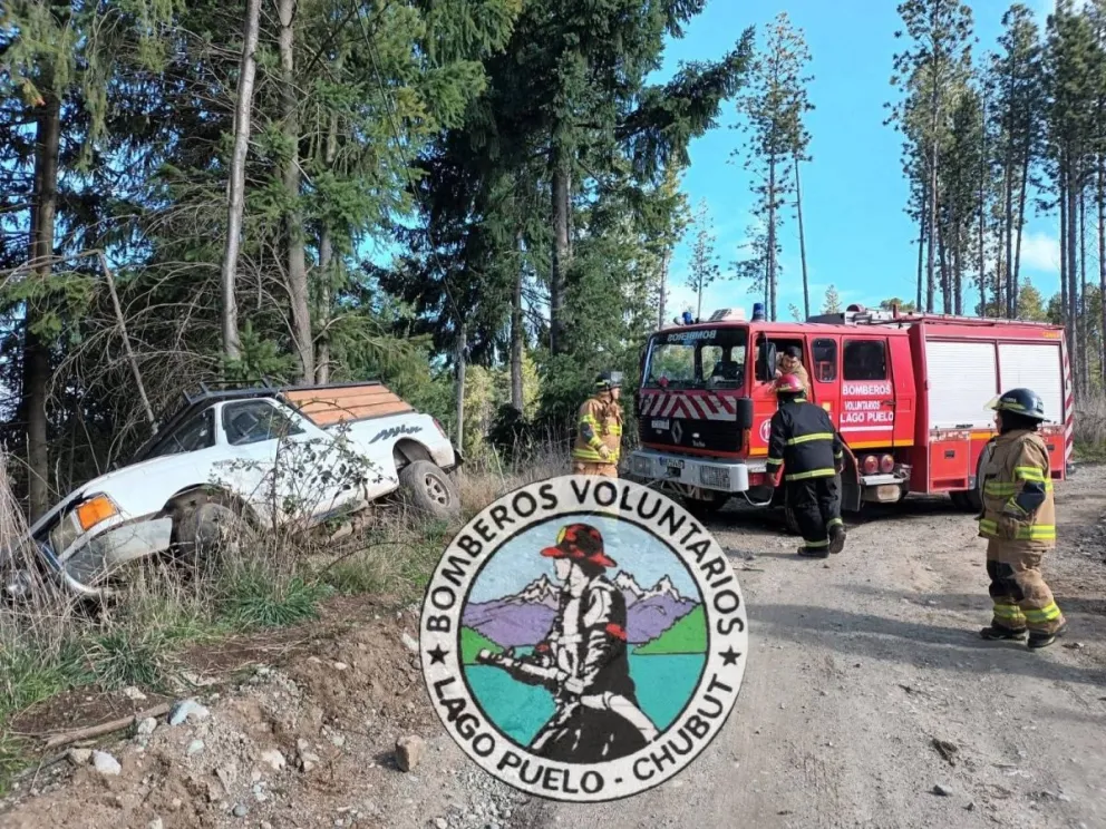 Despiste y choque en Ruta 40 sur 