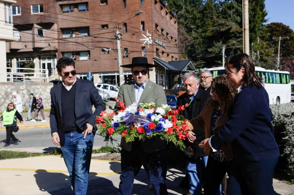 El acto de reconocimiento a la figura del general San Martín. Fotos de Eugenia Neme.