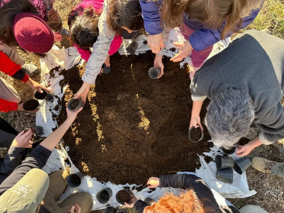 Poniendo el corazón en el cuidado del medioambiente (fotos gentileza).