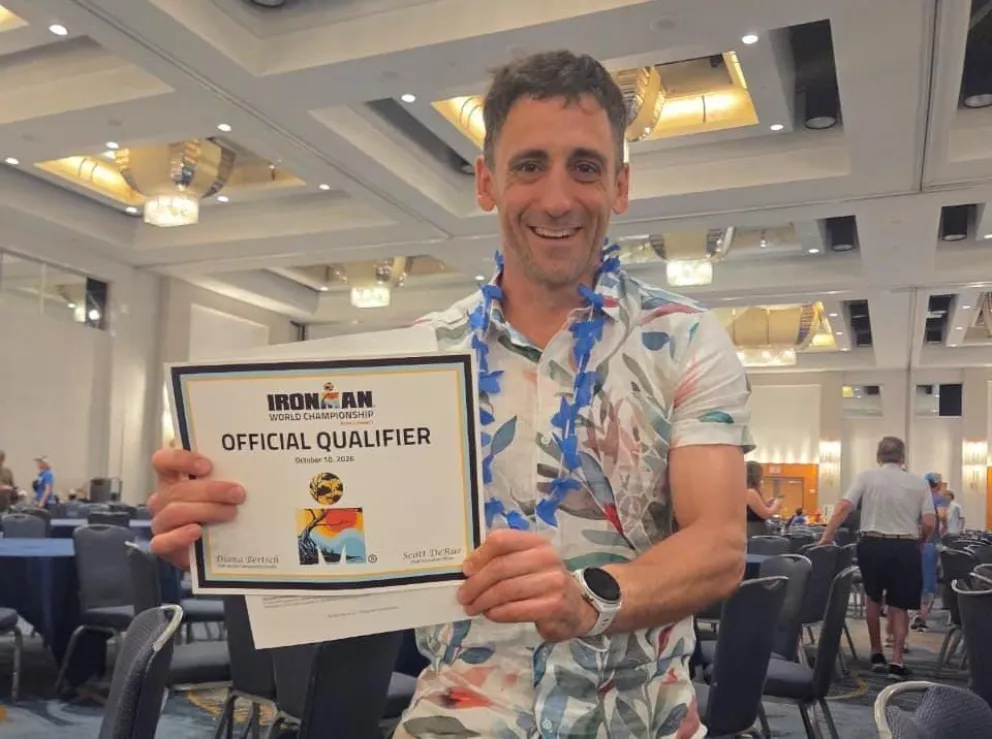 El reconocido triatleta barilochense logró su mejor actuación (Foto gentileza).