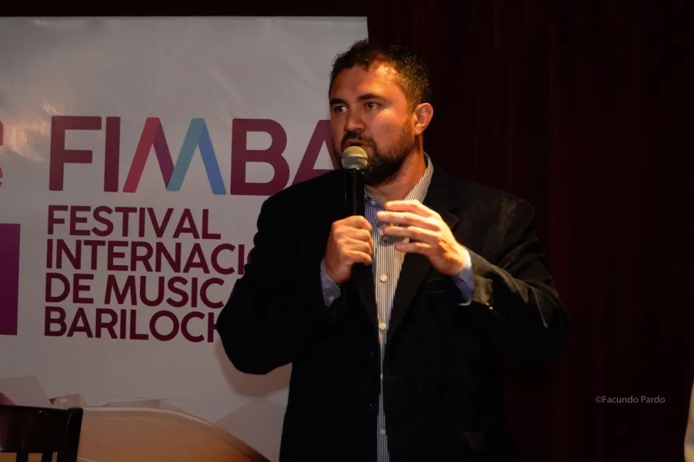 Franco Ávila Gross advirtió que la gestión nacional desfinanció al sector cultual rionegrino "en más de mil quinientos millones de pesos" (fotos: Facundo Pardo).