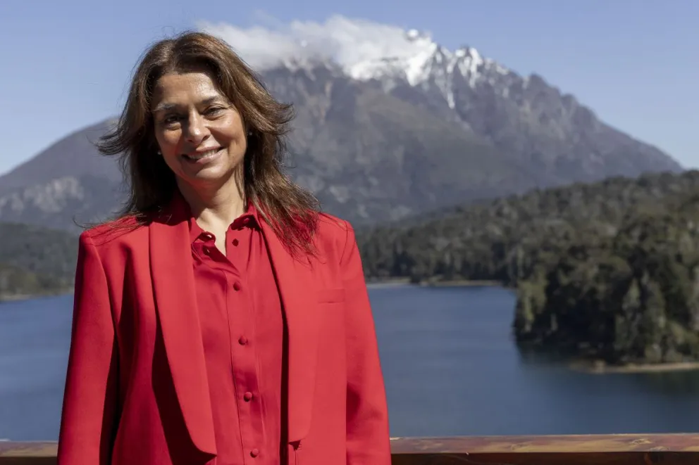 La funcionaria destacó la importancia del epacio para compartir modelos productivos de las distintas provincias (foto: Eugenia Neme) 