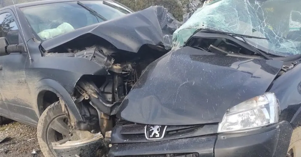 El choque fatal de este domingo.