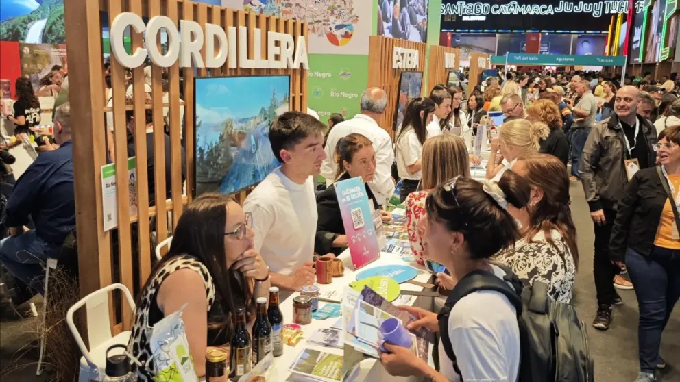 Río Negro finalizó la primera instancia de su participación en la 29° Feria Internacional de Turismo. Foto: gentileza