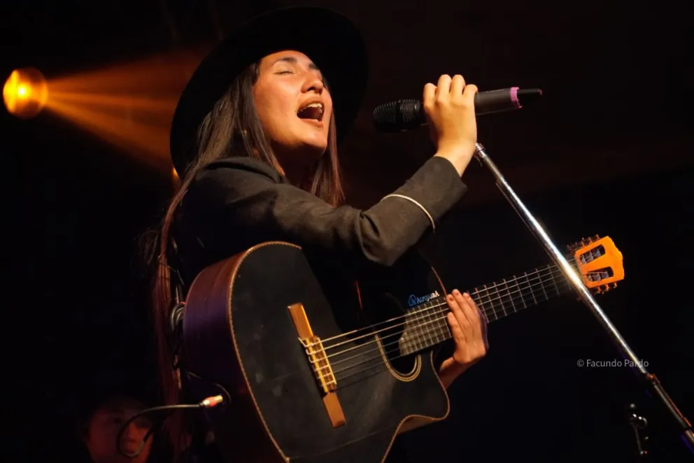 Sele hechizó a todos en Bariloche (fotos: Facundo Pardo)..