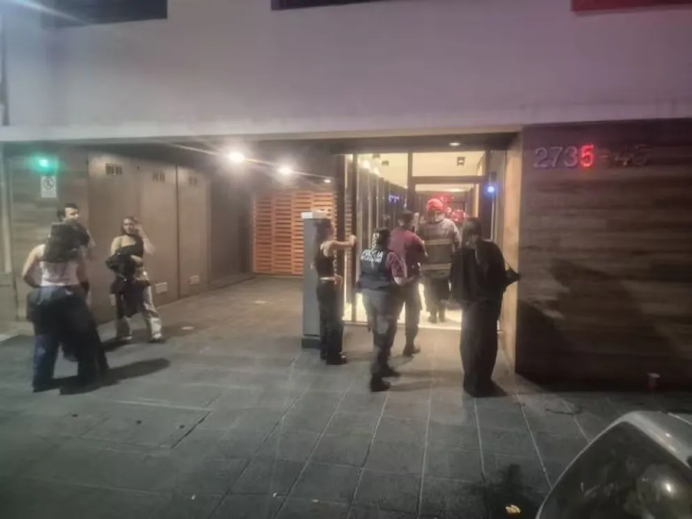 Momentos posteriores al accidente. 