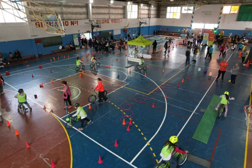 La jornada buscó reforzar la educación vial desde la infancia.