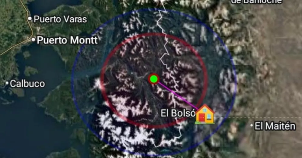 Fue en la zona de Lago Puelo.