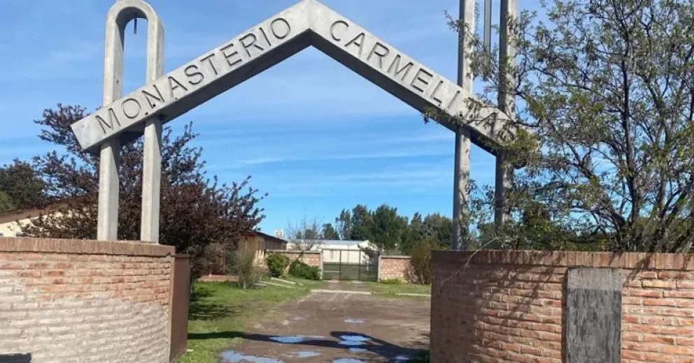 El monasterio en Viedma, Río Negro.