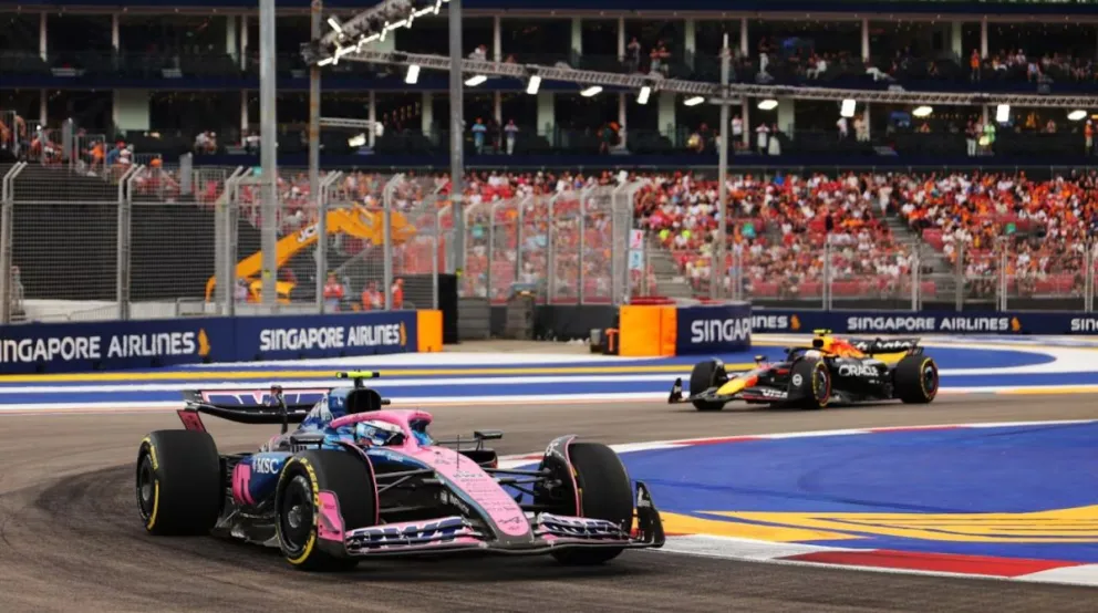 Franco Colapinto terminó 16° en el Gran Premio de Singapur.