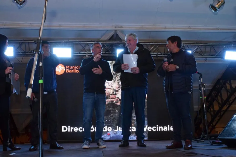 COrtes, participó del acto junto a Facundo López y Juan Pablo Muena, candidatos de JSRN 