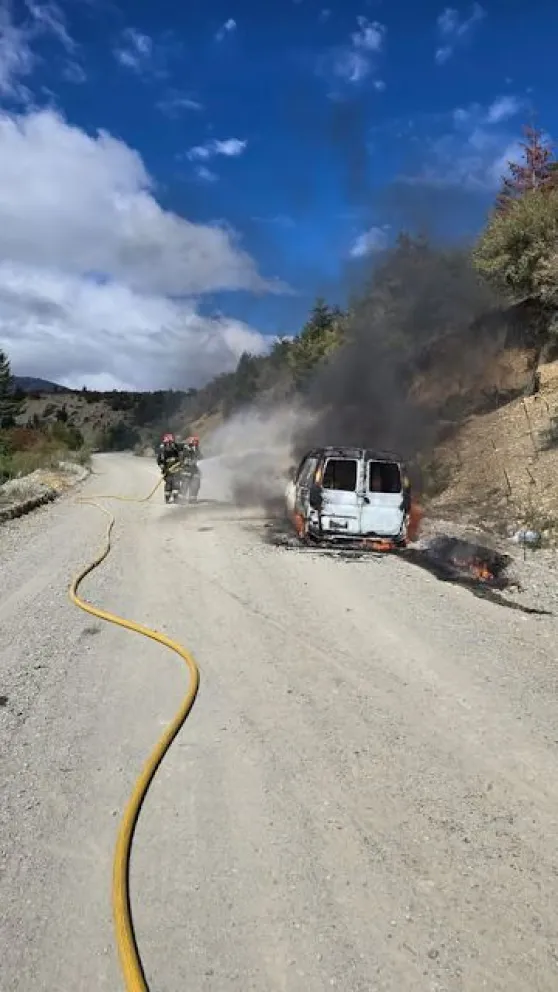 El vehículo sufrió pérdidas totales. Foto: gentileza