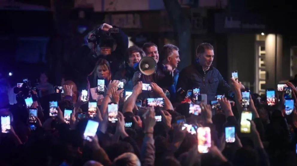 Javier Milei recorrió Mar del Plata.