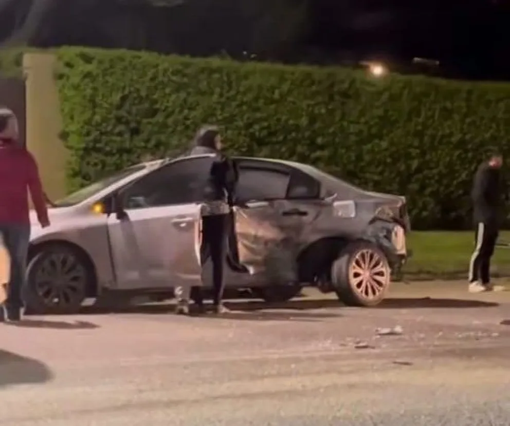 Impsctante choque en el oeste de Bariloche a la altura del km 5 de Bustillo