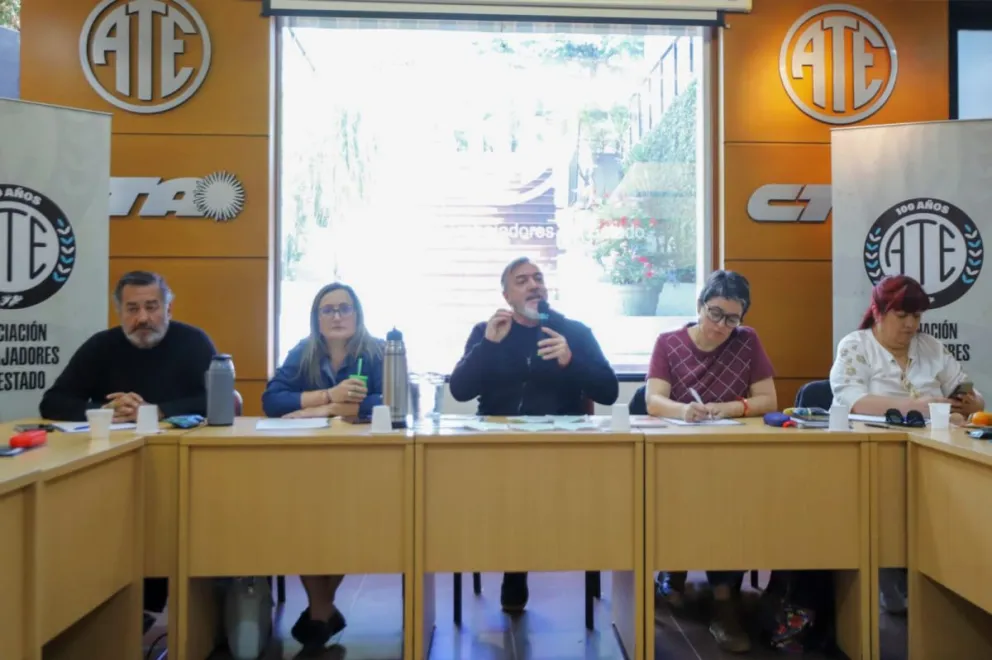 Reunión del Consejo Directivo de ATE Nacional. 