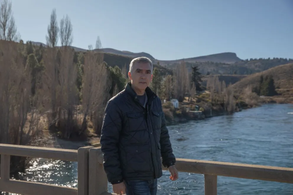 El candidato a senador, Facundo López.