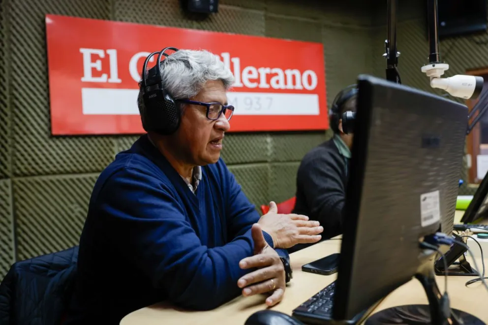 Alejandro Pozas en El Cordillerano Radio. 