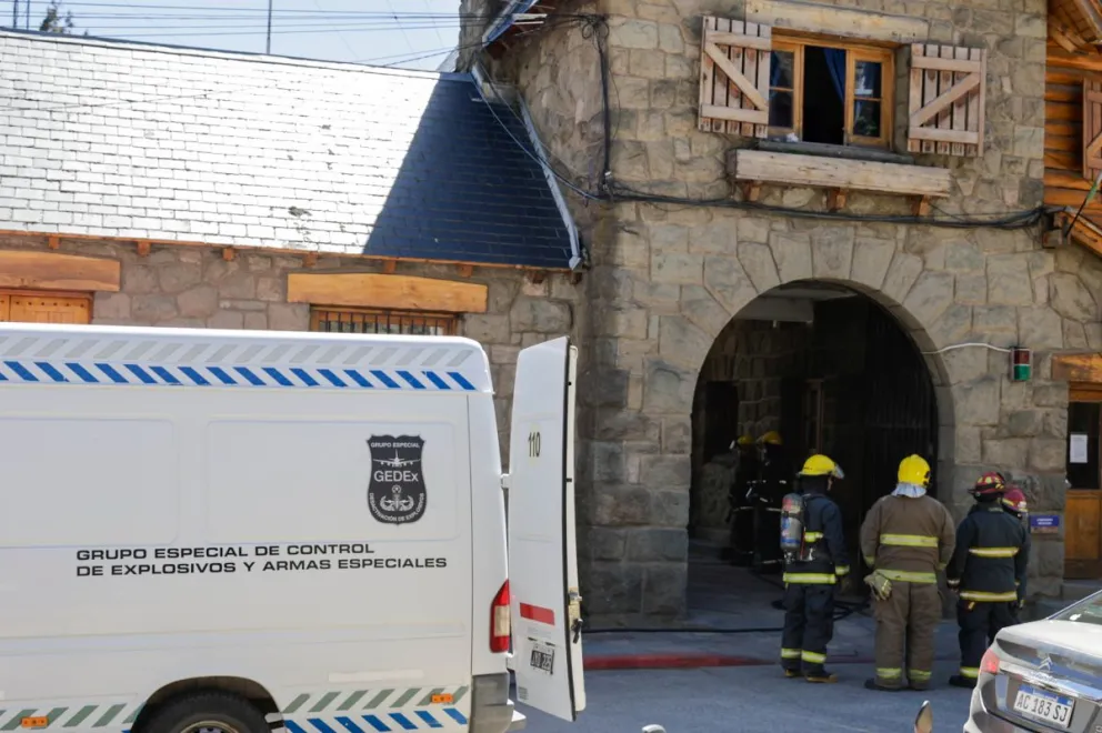 Un operativo que alertó el centro de la ciudad / Fotos Euge Neme 