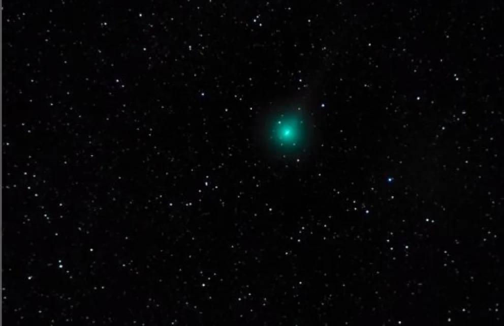 Así se vio el cometa en el observatorio Astropatagonia de Ñireihuau 