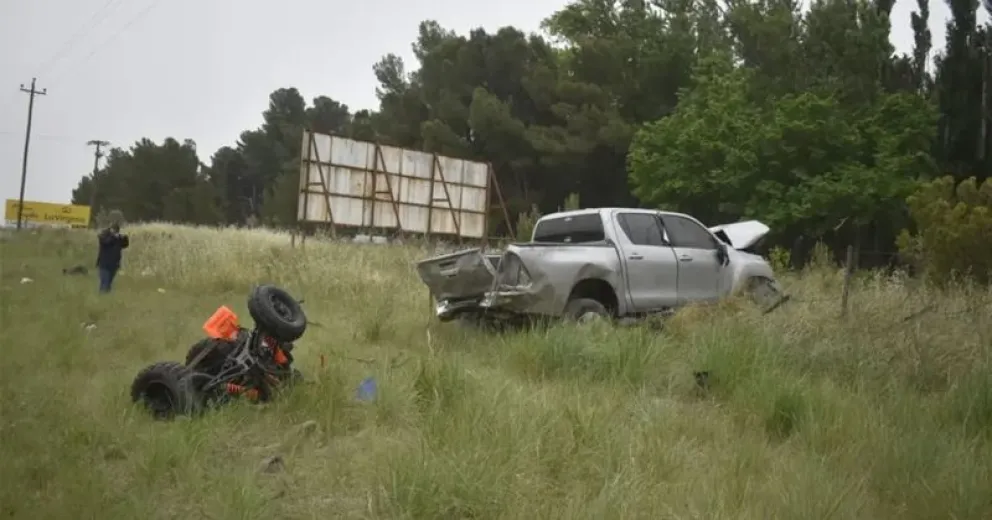 Estado en el que quedó el vehículo luego del impacto. 
