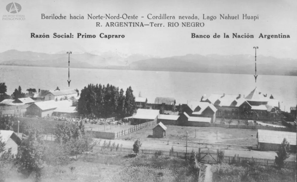 Bariloche, nueve años antes de la primera elección municipal. Foto Enrique Lührs. Colección Capraro en Archivo Visual Patagónico.
