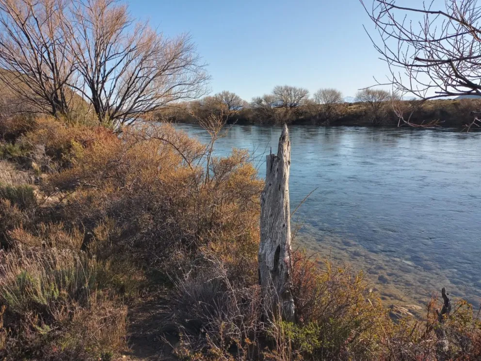 En los primeros tramos del Limay pasaron cosas. Foto gentileza.