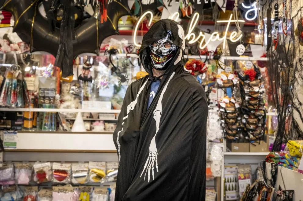 La celebración de Halloween llegó a Bariloche. Así se vive en la ciudad. Foto Euge neme