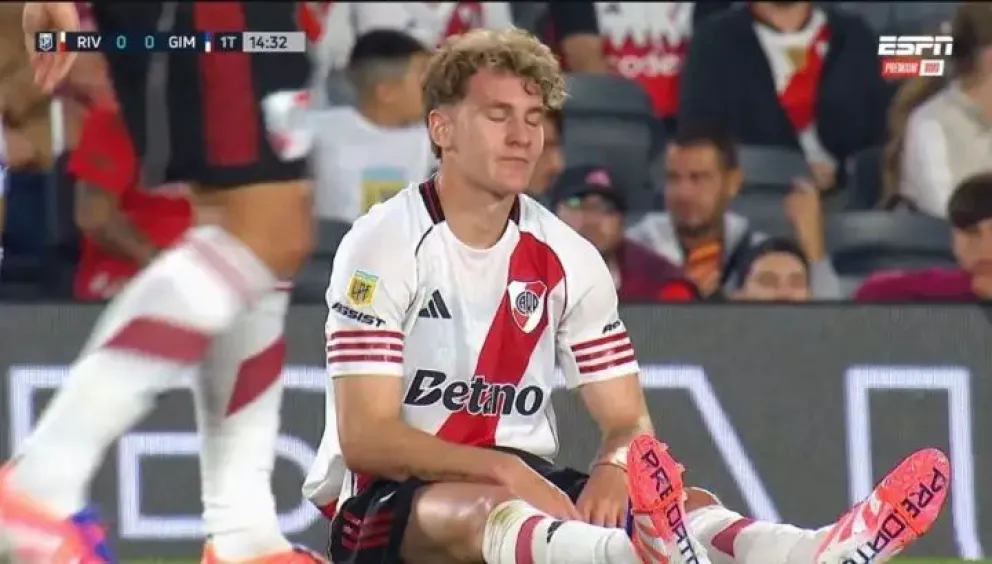 Facundo Colidio no podrá disputar la próxima edición del Superclásico.