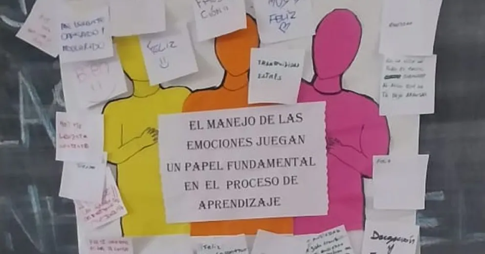 La falta de diálogo y la necesidad de un abrazo fueron algunos de los temas que los jóvenes se animaron a compartir.