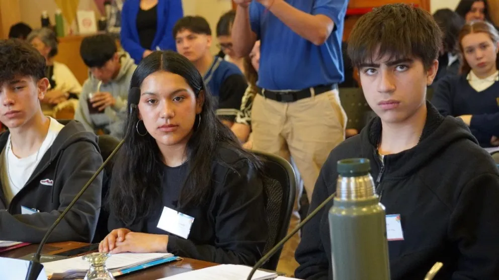 Una experiencia que viven año tras años, los jóvenes de escuelas secundarias de Bariloche. Fotos de Prensa del Concejo Deliberante.