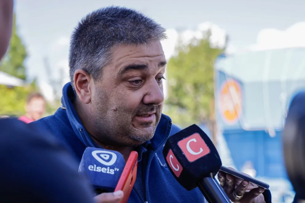 Carlos Di Franco, denunció que la acción tuvo como objetivo "incomodar" al sector. Foto: Eugenia Neme