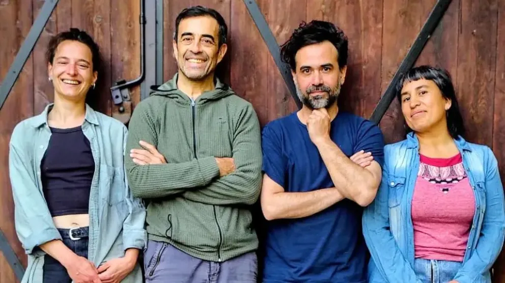 Integrantes del proyecto que resultó seleccionado. Foto: gobierno de Río Negro.