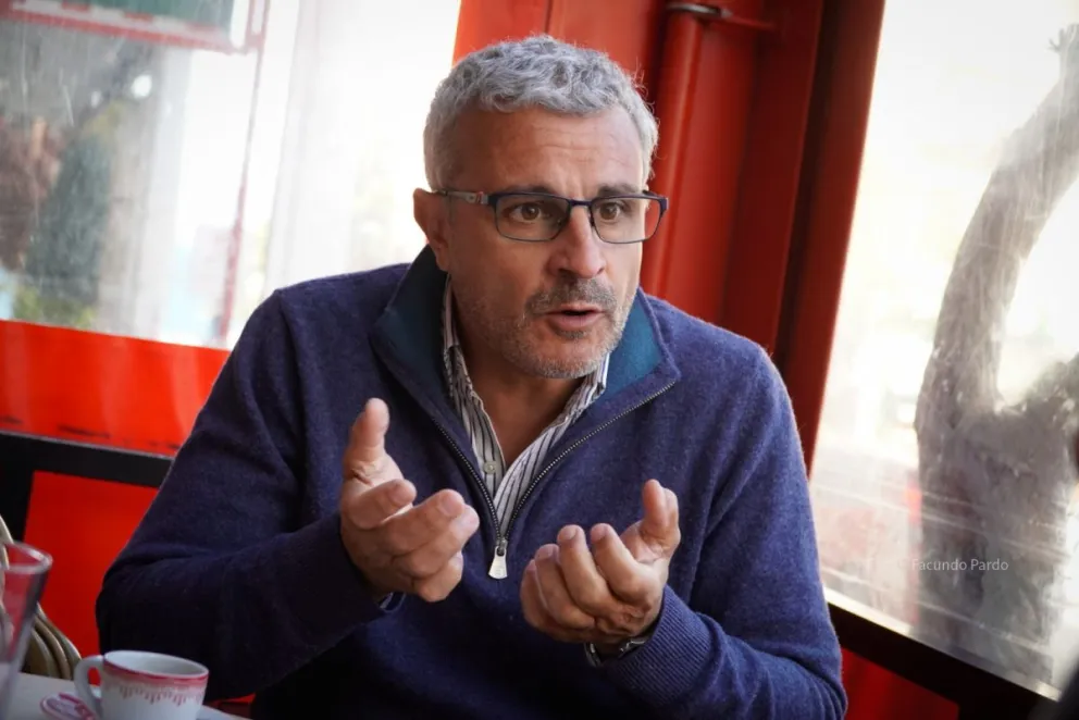 Juan Trebino, representante de la asociación civil, brindó detalles del convenio (fotos: Facundo Pardo).