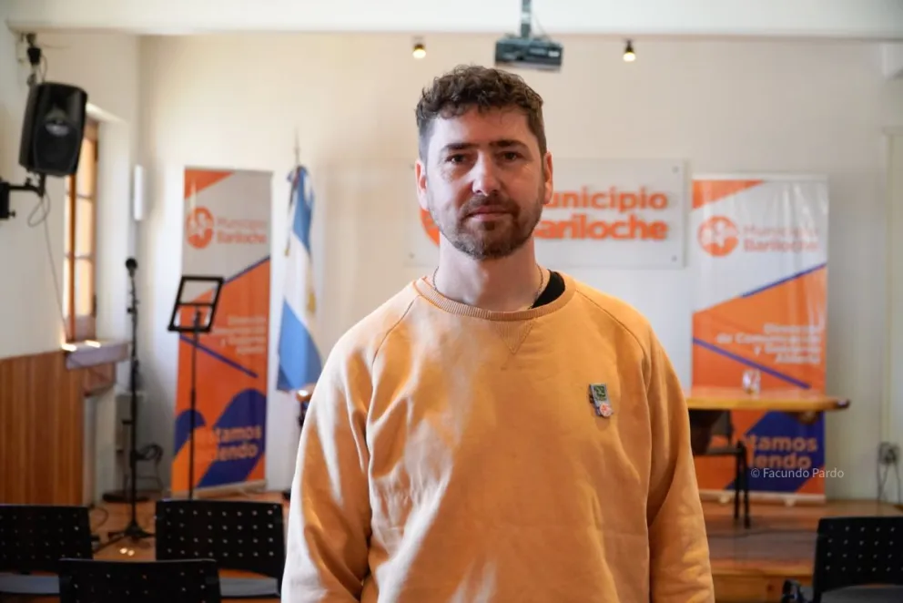 Iriarte destacó la intención de llevar adelante medidas concretas relacionadas con la historia de Bariloche (foto: Facundo Pardo).