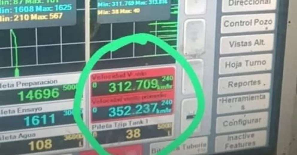 Comodoro Rivadavia y sus alrededores sufren vientos fuertes de manera cotidiana pero nunca a estas marcas.
