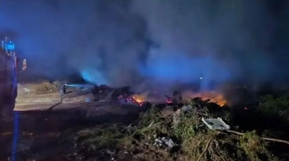 Preocupación por incendio en el vertedero de Lago Puelo. 
