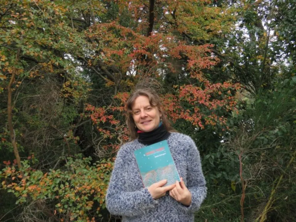 Natalia unos años atrás, cuando habló con El Cordillerano por la aparición de "El paraíso tembló", su obra sobre el sismo de 1960.