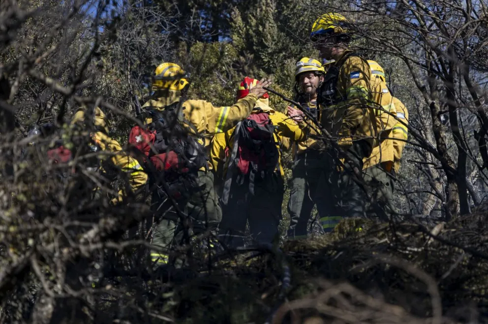 Desde Consenso Patagonia piden plata para viandas (foto: Eugenia Neme).