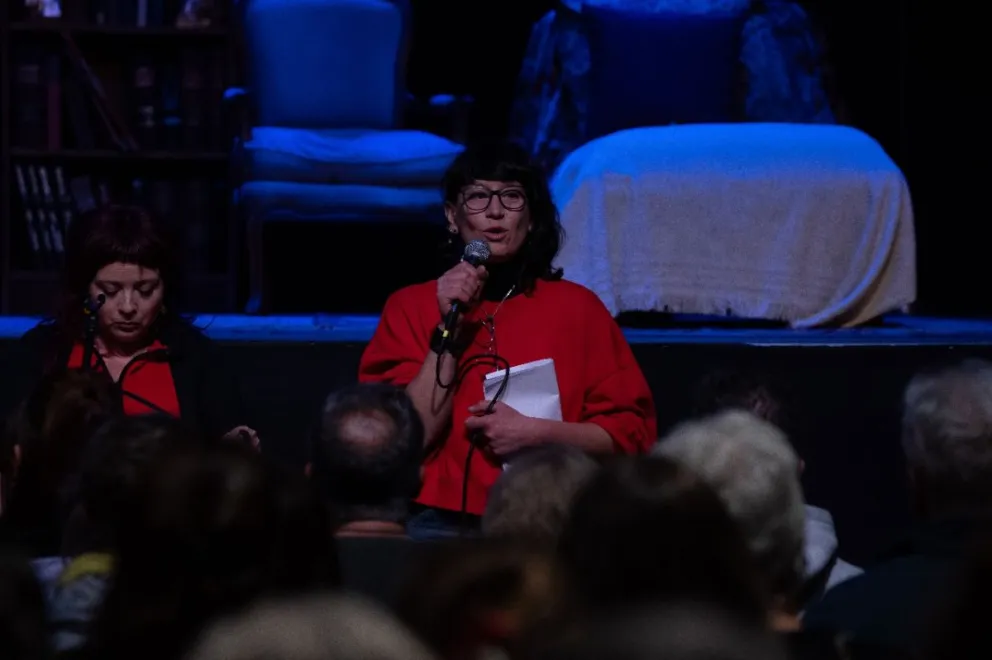 Virginia y equipo en el último Nevadas.