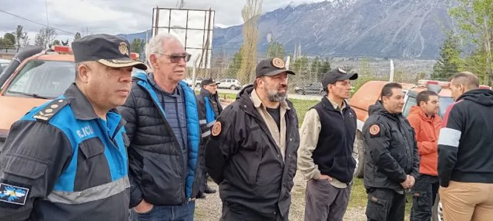 El comisario mayor Hugo Melipil, jefe de la Unidad Regional Esquel.