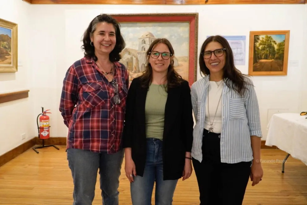 Las encargadas de la pesquisa: Liliana Pierucci, Giulietta Piantoni y Josefina Schweciakrdt. Foto: Facundo Pardo.