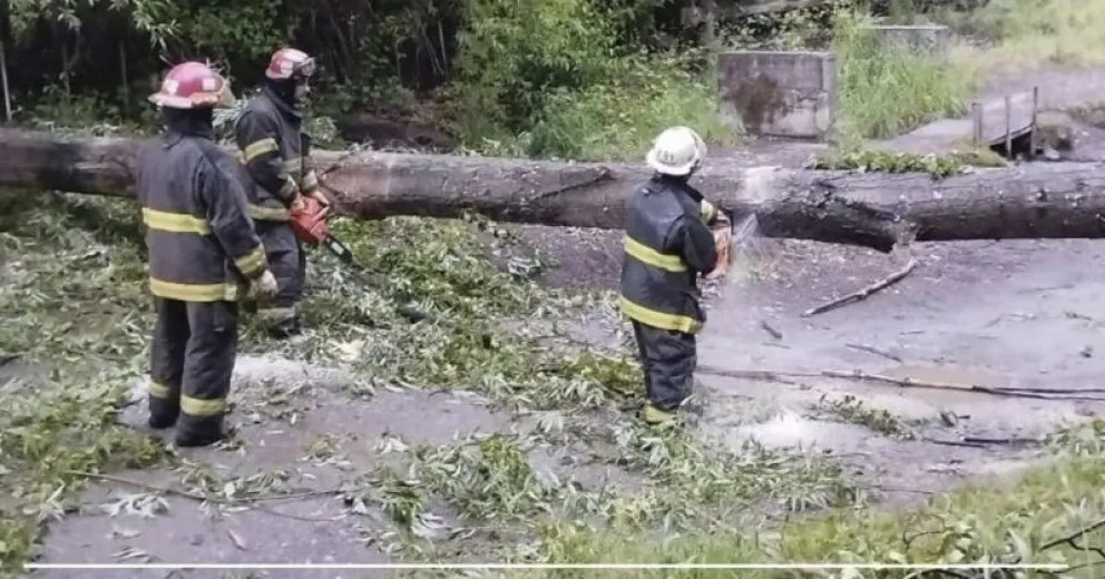 Los integrantes del cuerpo activo no tuvieron respiro este sábado.