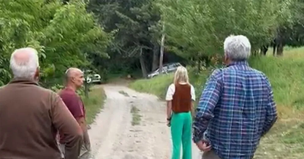 Recorrida del intendente por el Parque Municipal. 