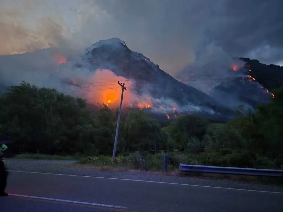 Se encienden las alarmas en la región por la confirmación de la intencionalidad en el incendio forestal en El Pedregoso, Chubut. 