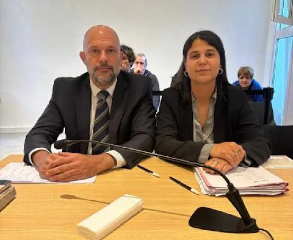 El acusado presente en la audiencia / Foto Noticias del Bolsón 