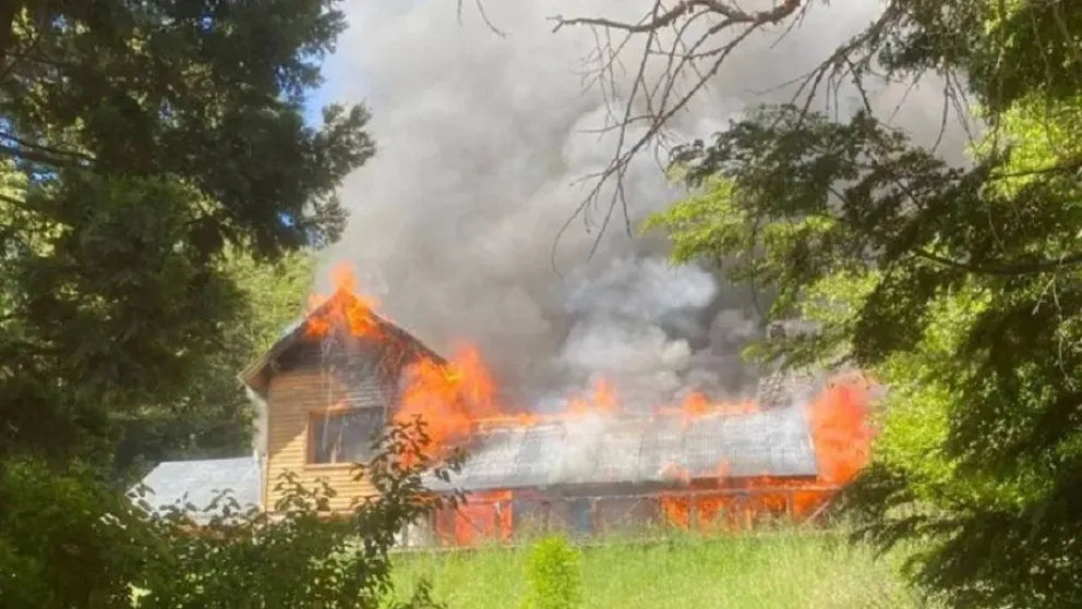 Las causas del incendio no fueron informadas y serán materia de investigación / Foto RealidadSanMartiniense