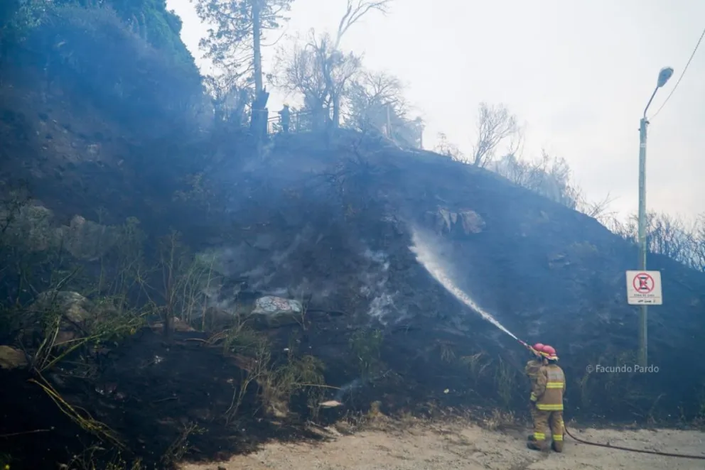 Advierten que Bariloche sigue con alto riesgo de incendios forestales. Foto: Facundo Pardo.