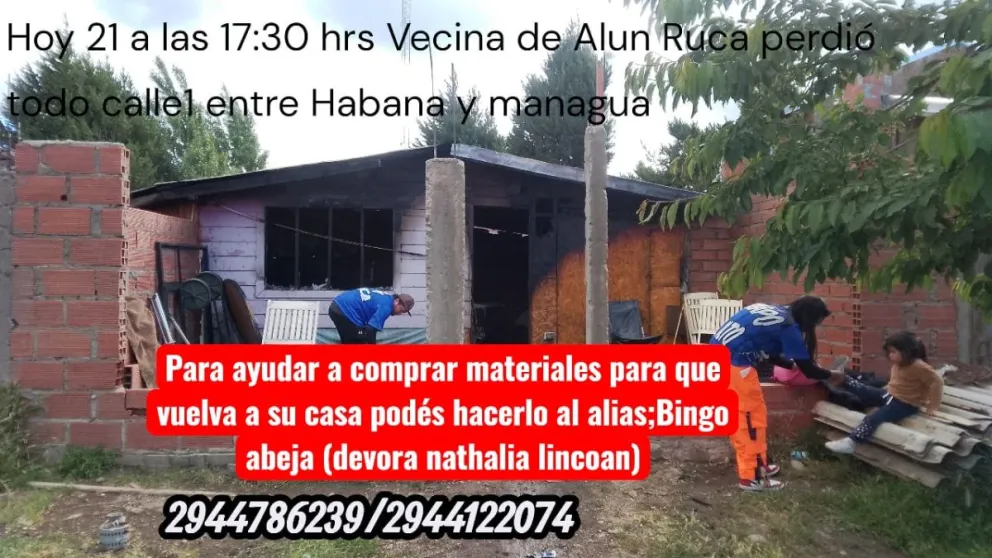 Dos incendios en el domingo 21 de diciembre en Bariloche con importantes daños materiales. 